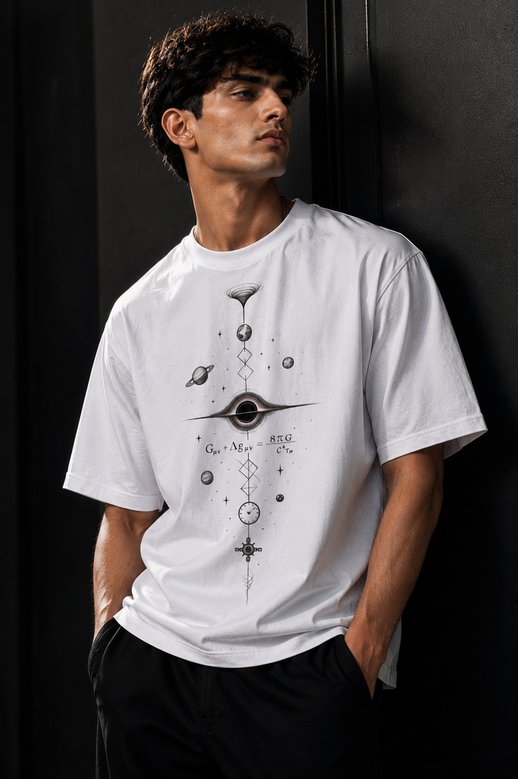Interstellar Unisex Terry Oversized Tee