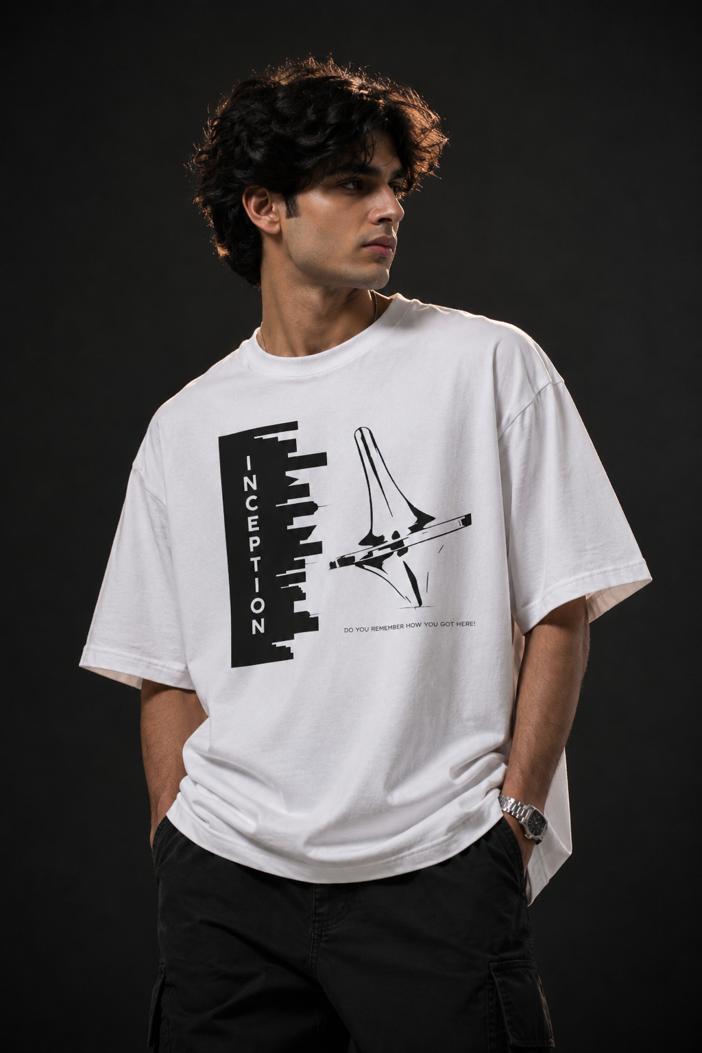 Inception Unisex Terry Oversized Tee