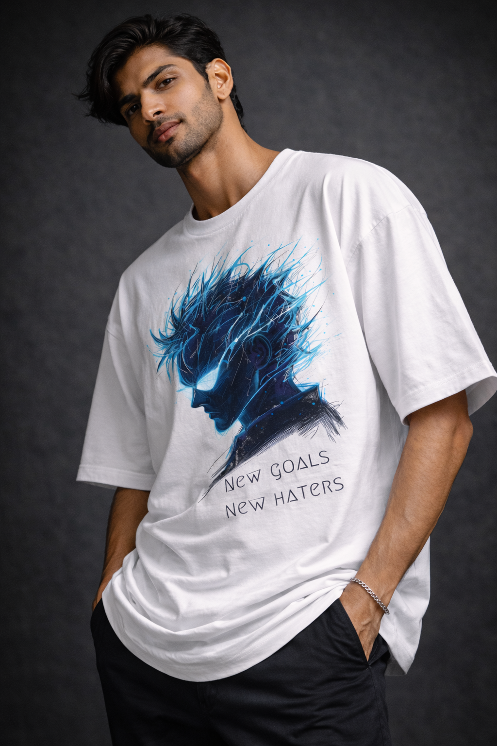 New haters Unisex Terry Oversized Tshirt