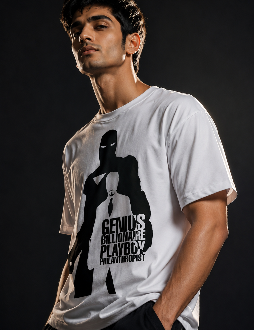 Iron man Unisex Terry Oversized Tee