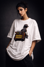 Emotional baggage Unisex Terry Oversized Tee