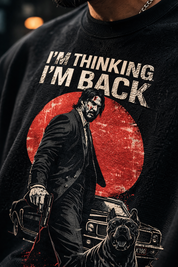 John wick Unisex Terry Oversized Tee