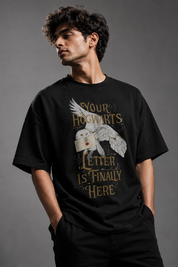 Hogwarts Unisex Terry Oversized Tee