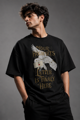 Hogwarts Unisex Terry Oversized Tee