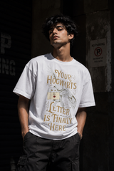 Hogwarts Unisex Terry Oversized Tee
