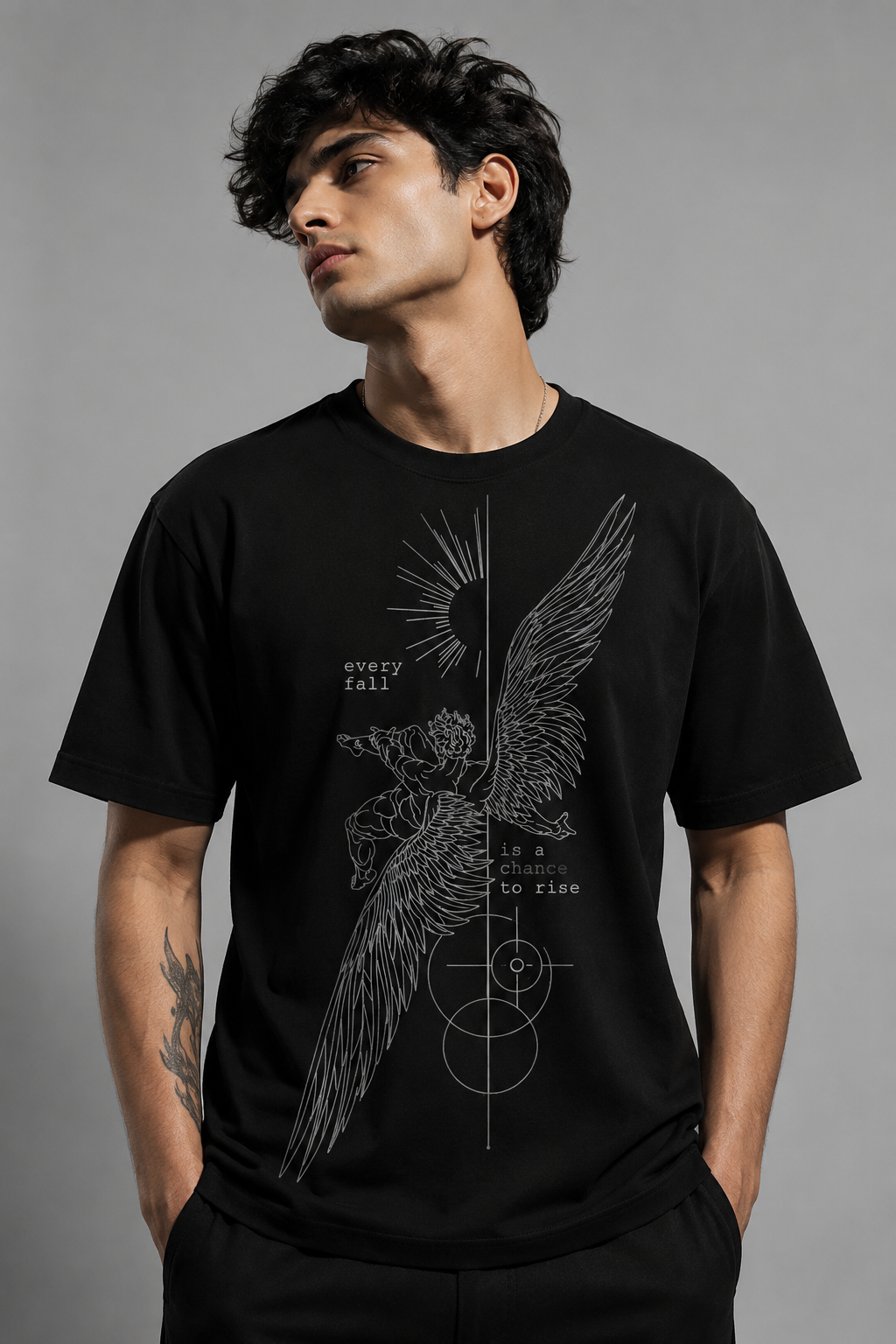 Fall Unisex Terry Oversized Tee