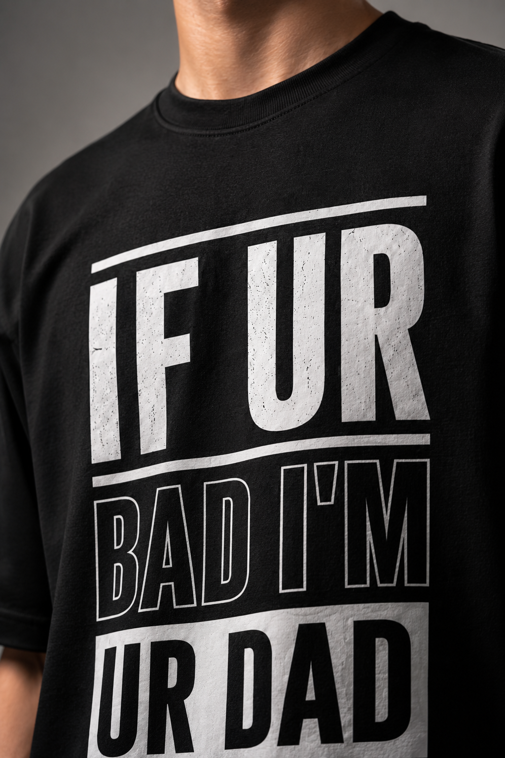 Ur dad Unisex Terry Oversized Tee