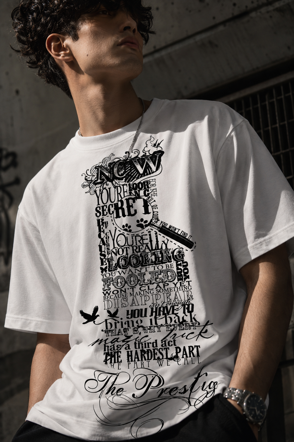 The prestige Unisex Terry Oversized Tee
