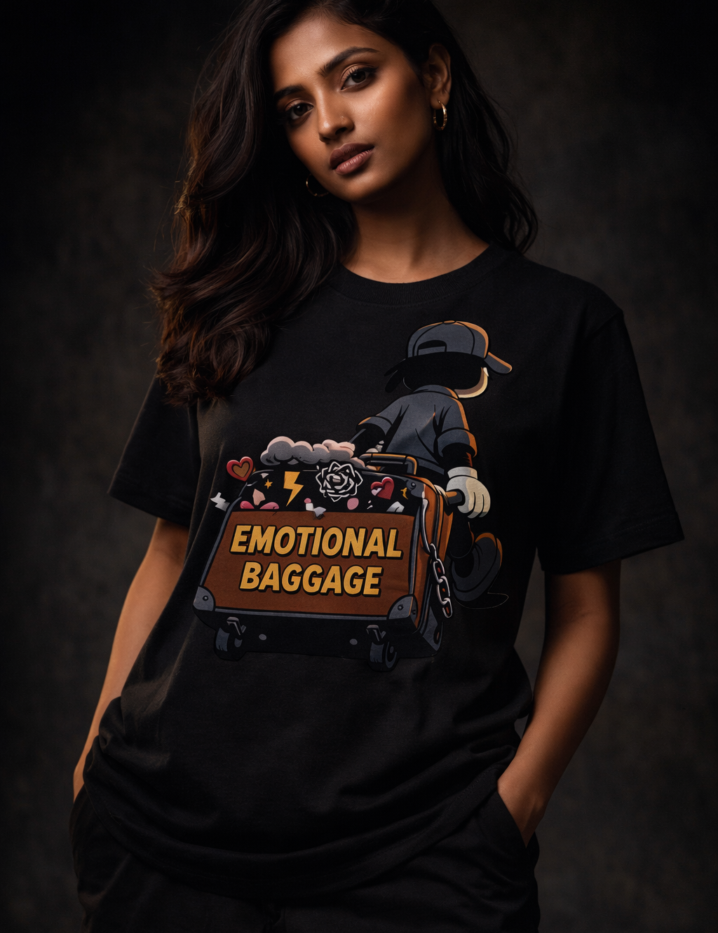 Emotional baggage Unisex Stretch T-shirt