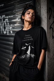 Mother of dragons Unisex Terry Oversized Tee
