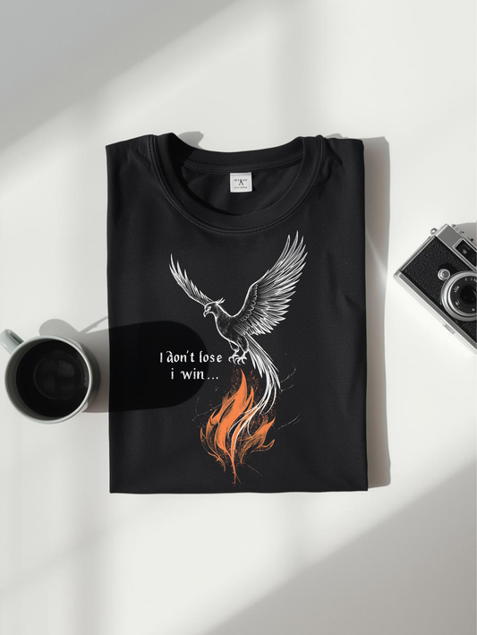 I win Unisex black T-Shirt