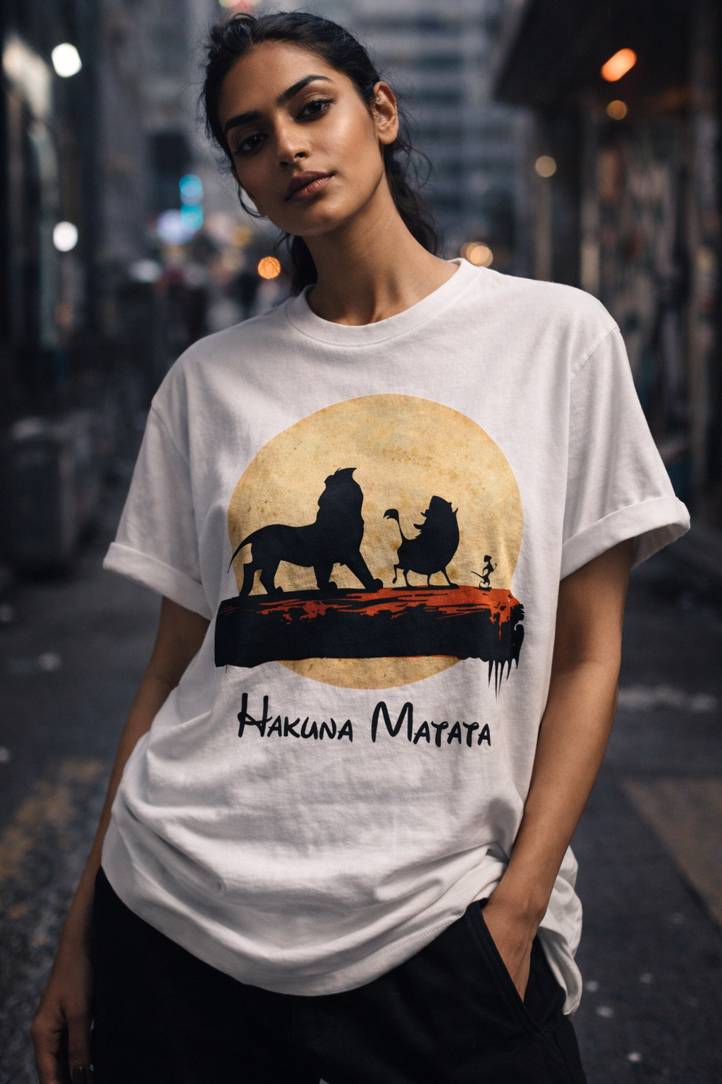 Hakuna matata Unisex Stretch T-shirt
