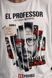 Money heist Unisex Terry Oversized Tee