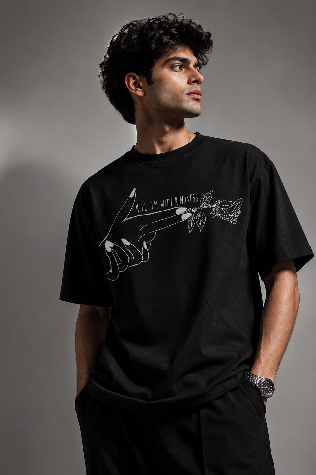 Kindness Unisex Terry Oversized Tee