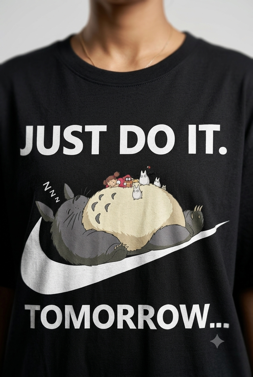 Just do it Unisex Terry Oversized Tee