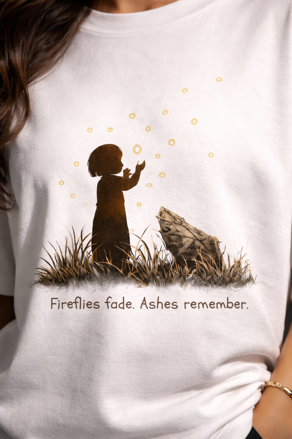 Like Fireflies Unisex Terry Oversized Tee