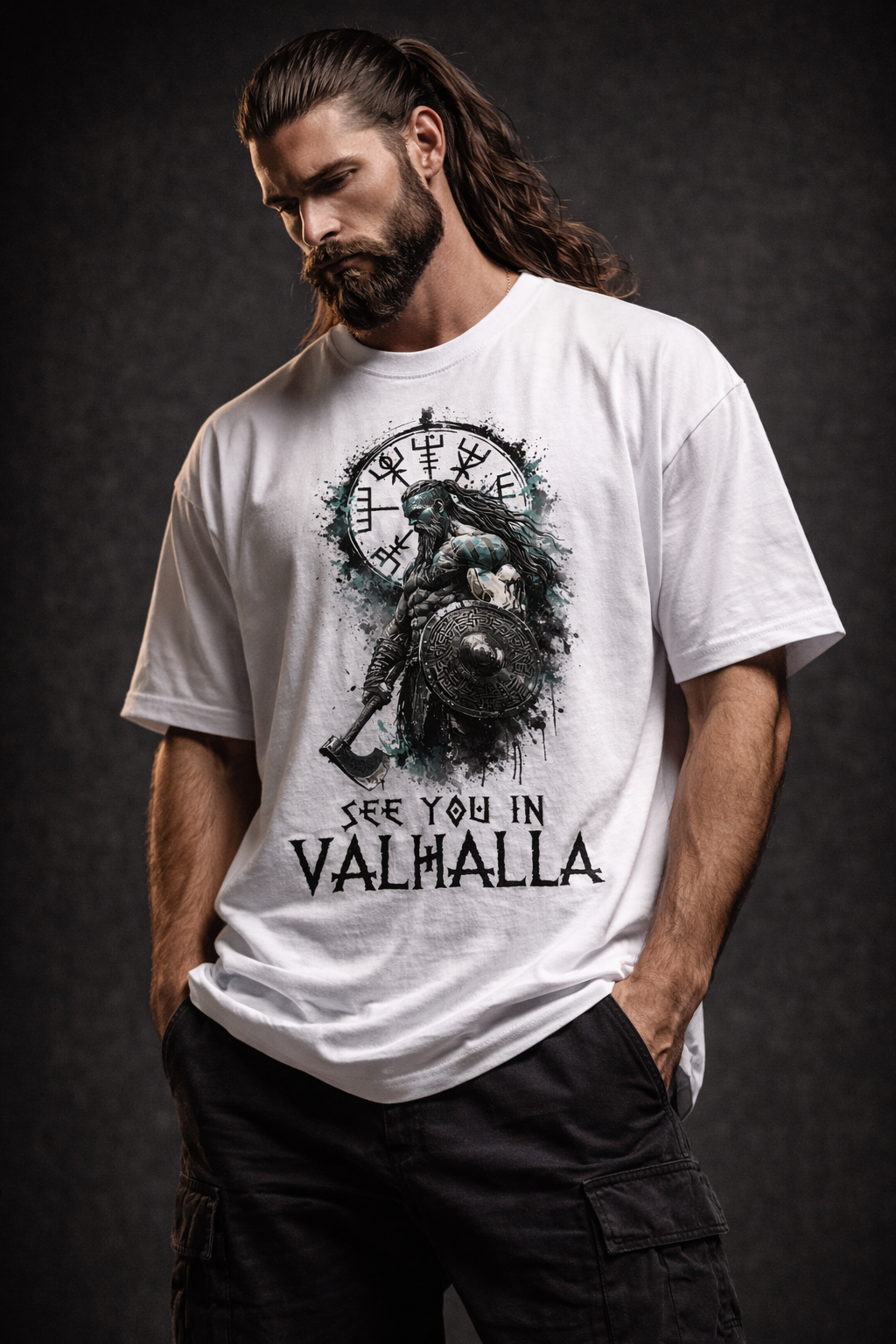 Valhalla Unisex Terry Oversized Tee