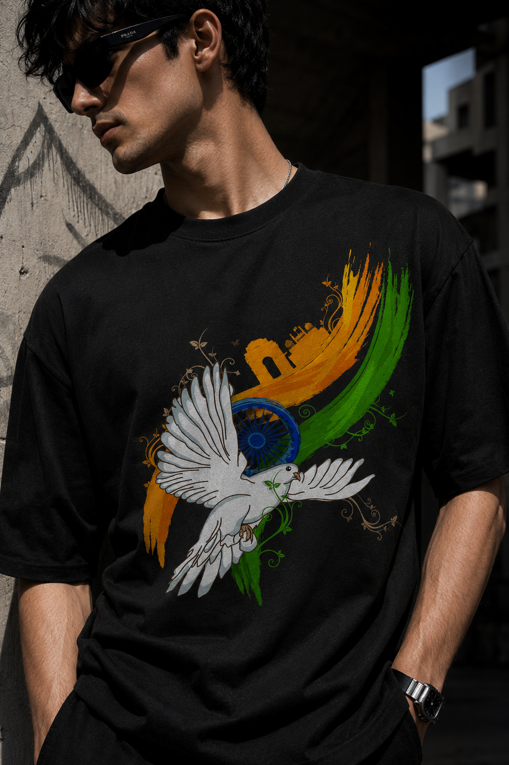 India Unisex Terry Oversized Tee