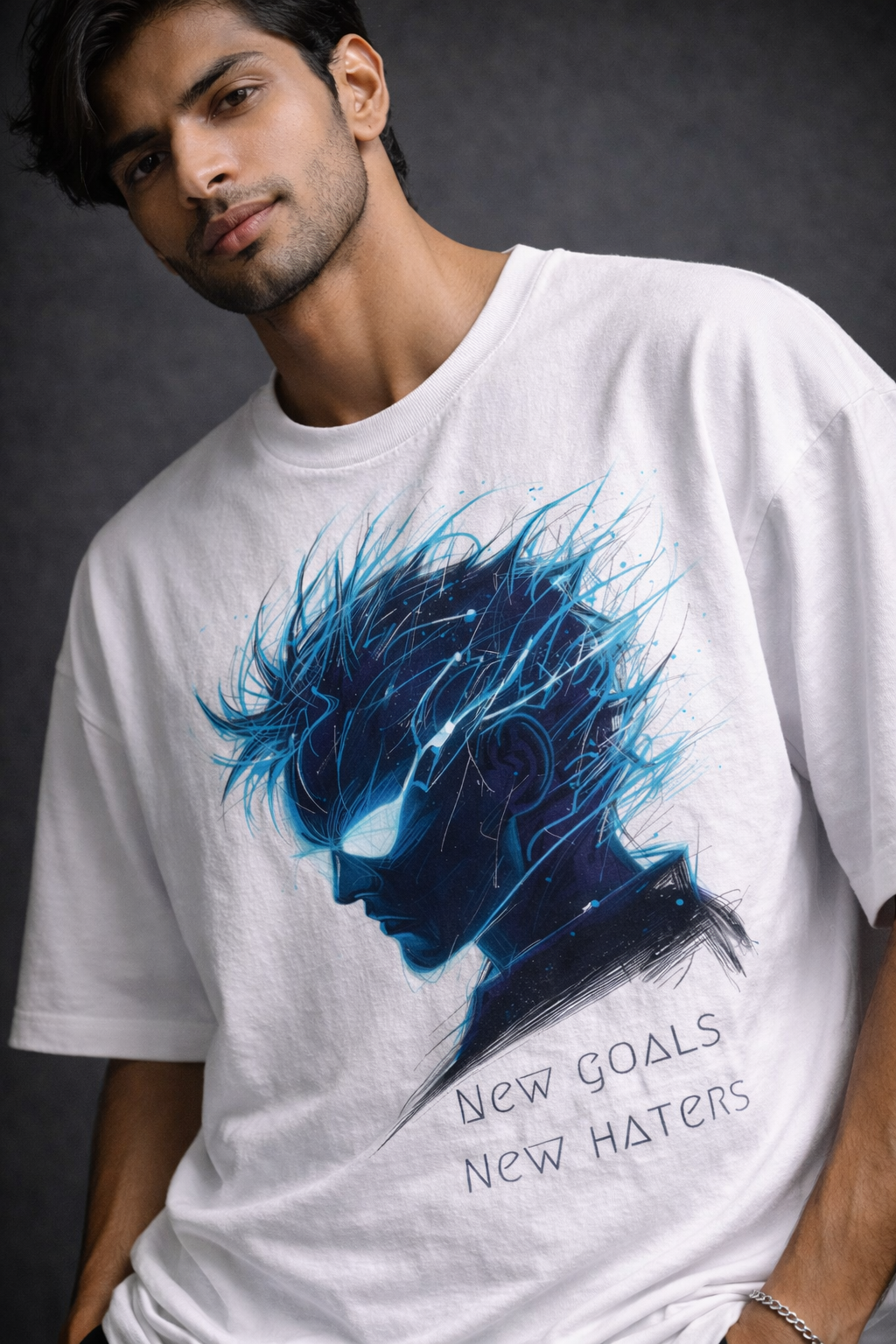 New haters Unisex Terry Oversized Tshirt