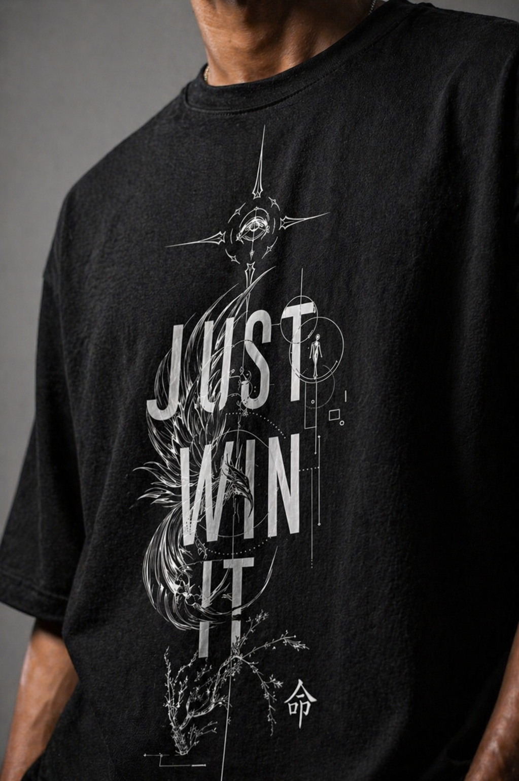 Just win Unisex Terry Oversized Tee