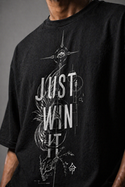 Just win Unisex Terry Oversized Tee