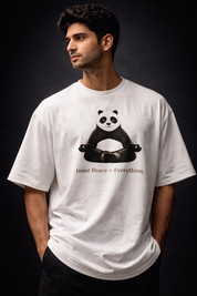 Peace Unisex Terry Oversized Tee