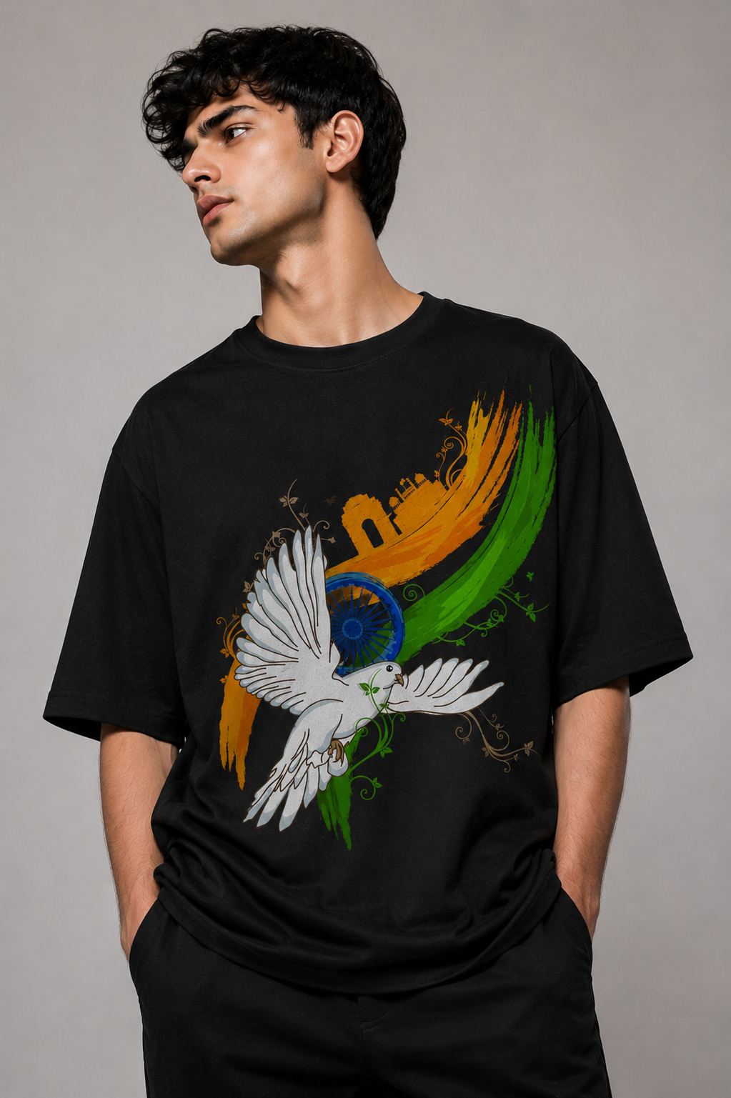 India Unisex Terry Oversized Tee