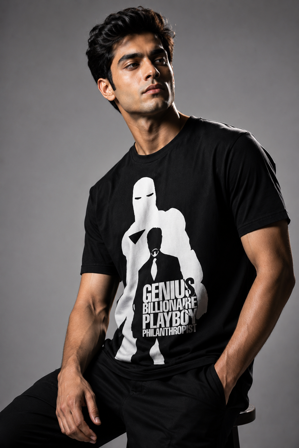 Iron man Unisex Terry Oversized Tee