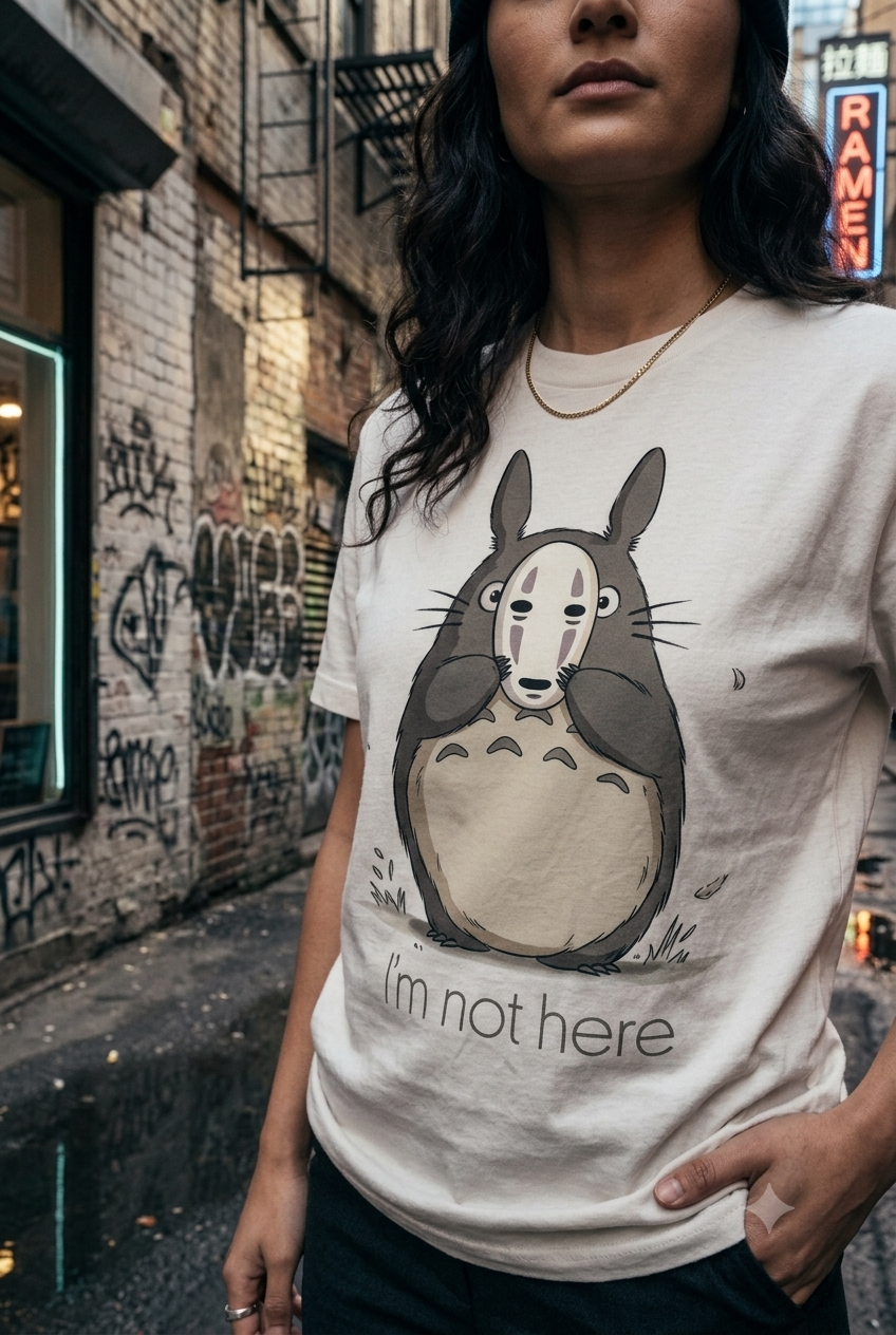 Not here Unisex Stretch T-shirt