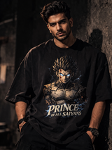 Saiyan prince Unisex Terry Oversized Tee