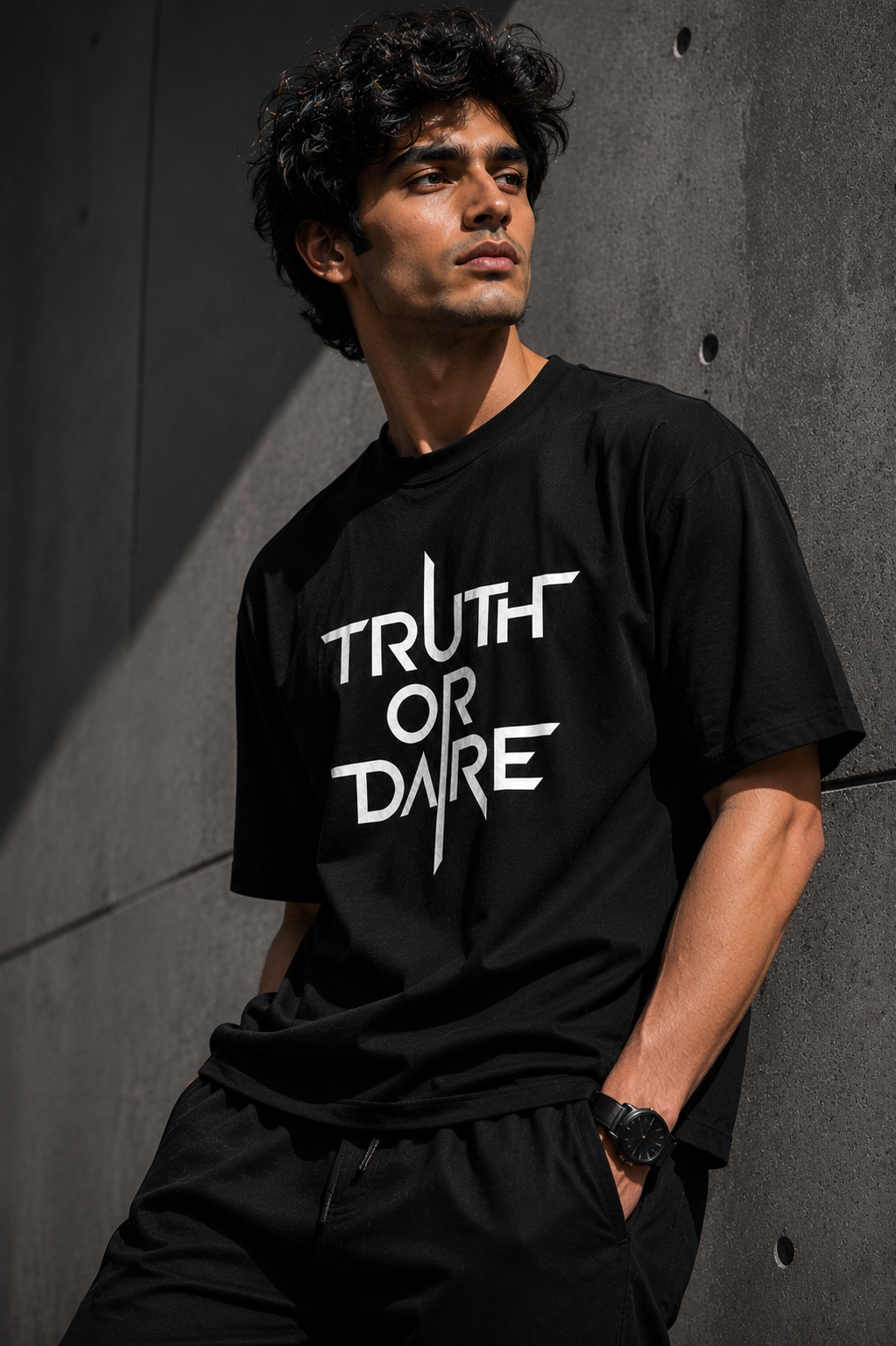 Truth or dare Unisex Stretch T-shirt