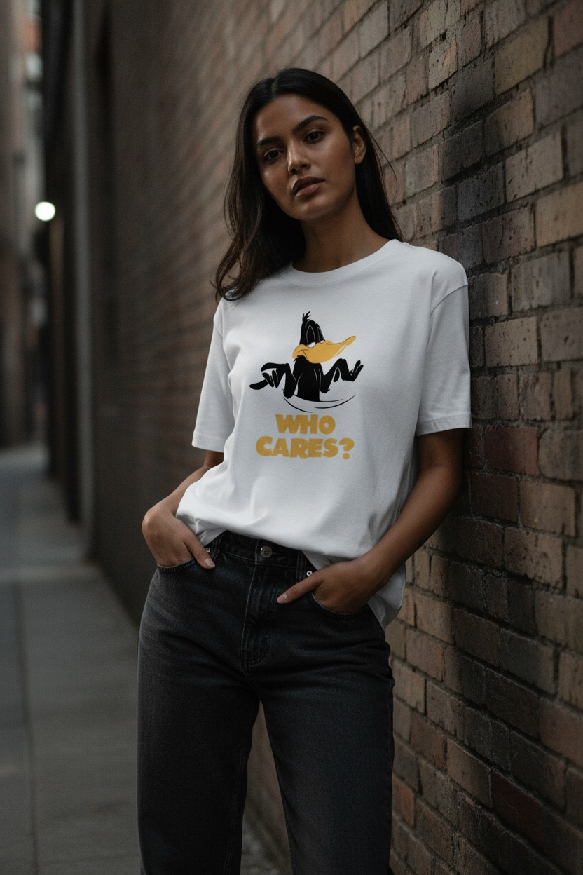 Who cares Unisex Stretch T-shirt
