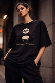 Kung fu panda Unisex Terry Oversized Tee