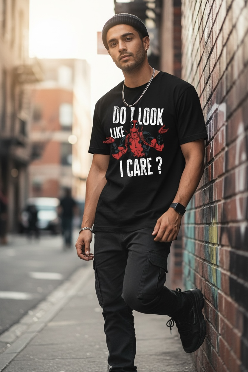 Who cares Unisex Terry Oversized Tee