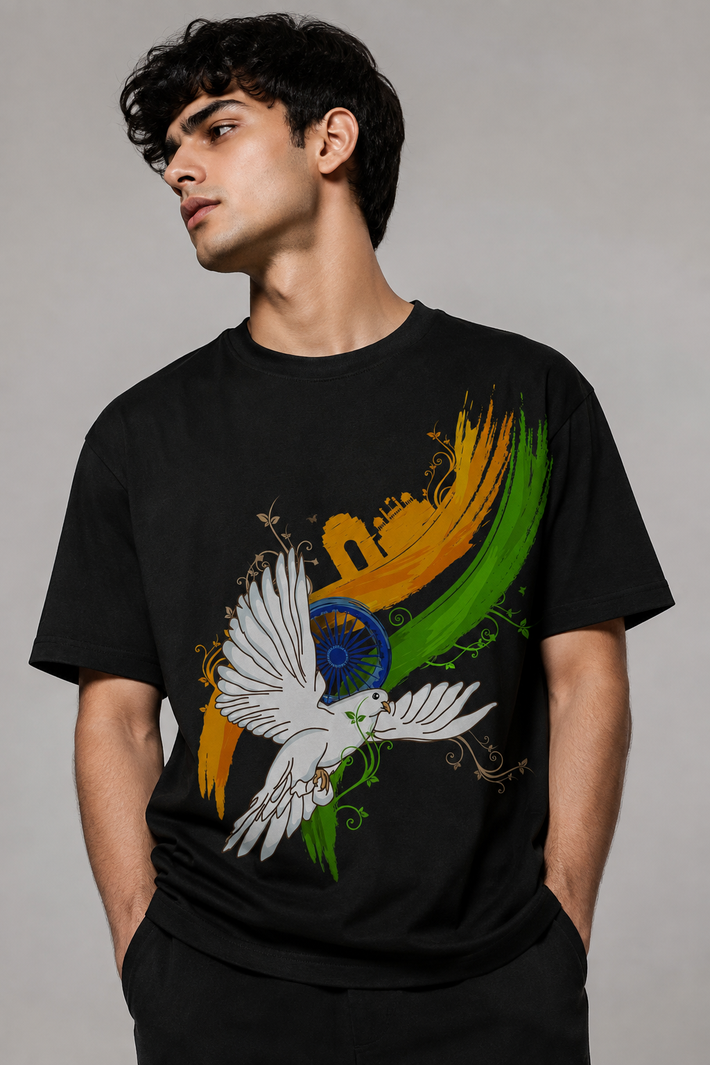 India Unisex Stretch T-shirt