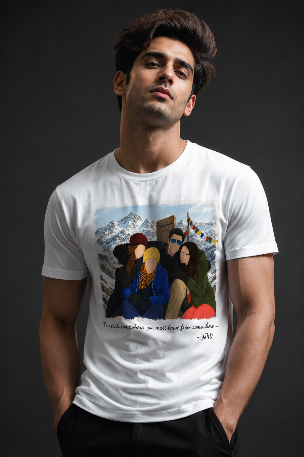 YJHD Unisex Stretch T-shirt