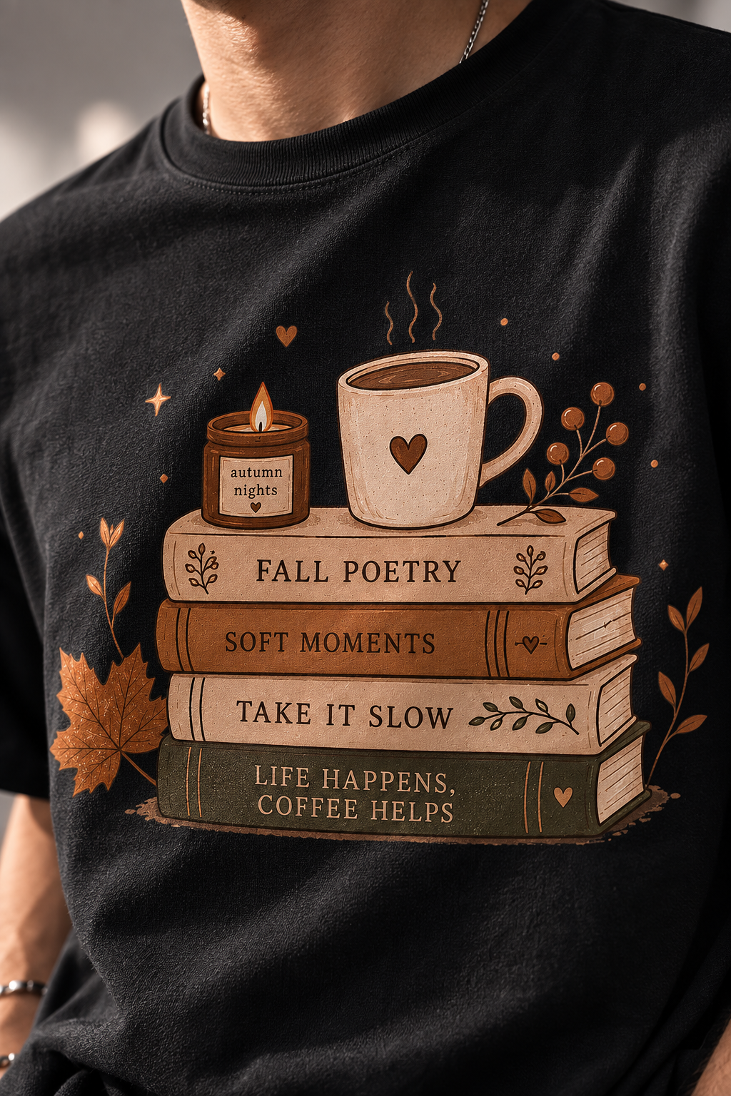 Poetry Unisex Terry Oversized Tee