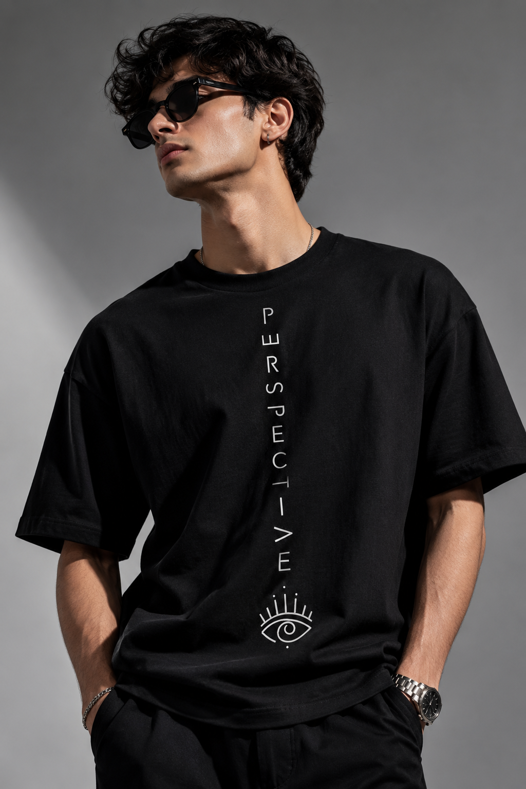Prespective Unisex Terry Oversized Tee