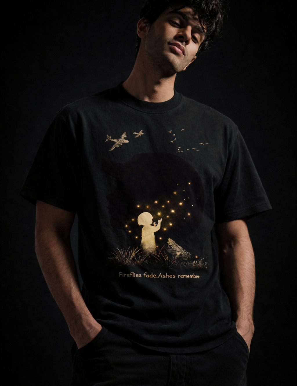 Grave of fireflies Unisex Stretch T-shirt