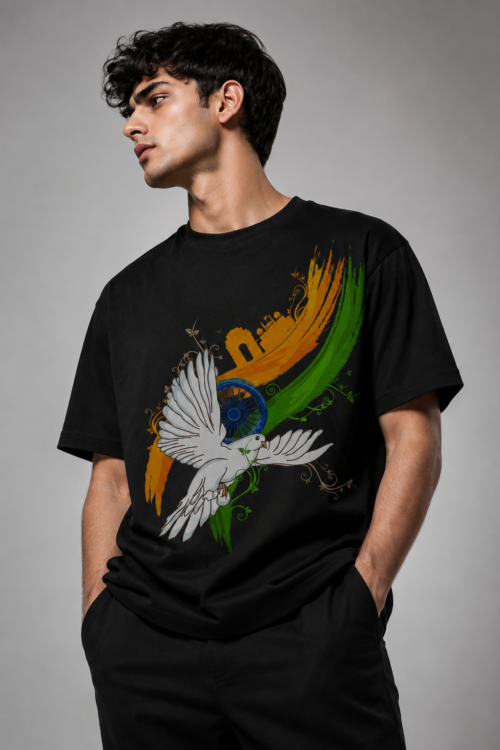 India Unisex Stretch T-shirt