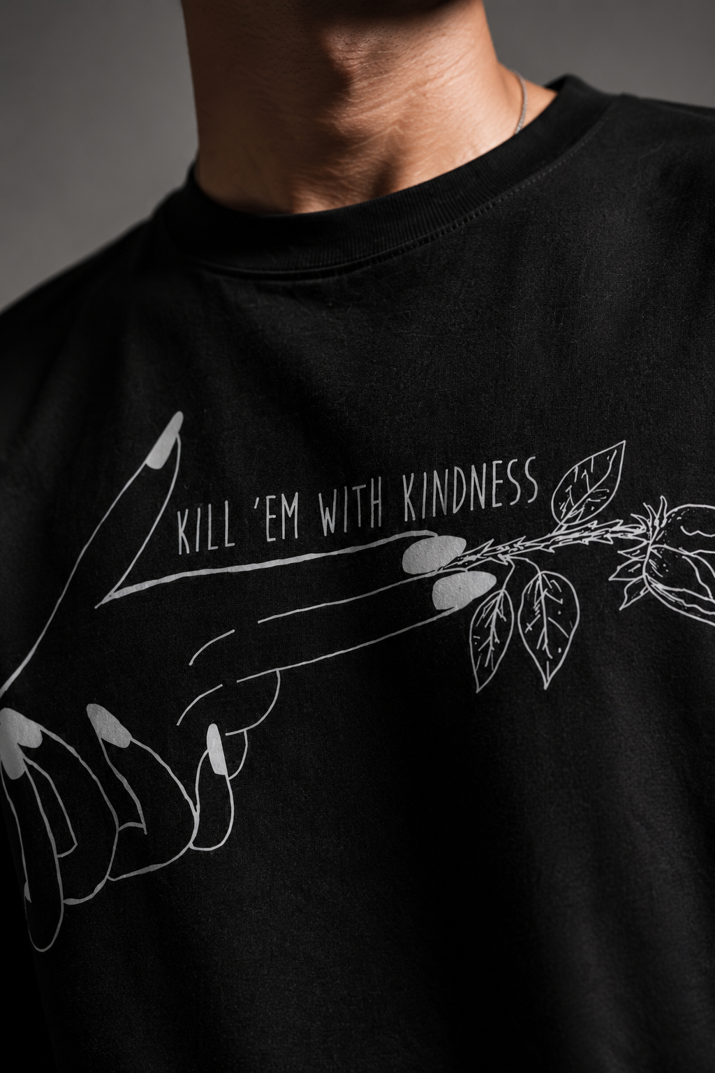 Kindness Unisex Terry Oversized Tee