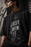 Just win Unisex Terry Oversized Tee