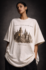 Hogwats Unisex Terry Oversized Tee