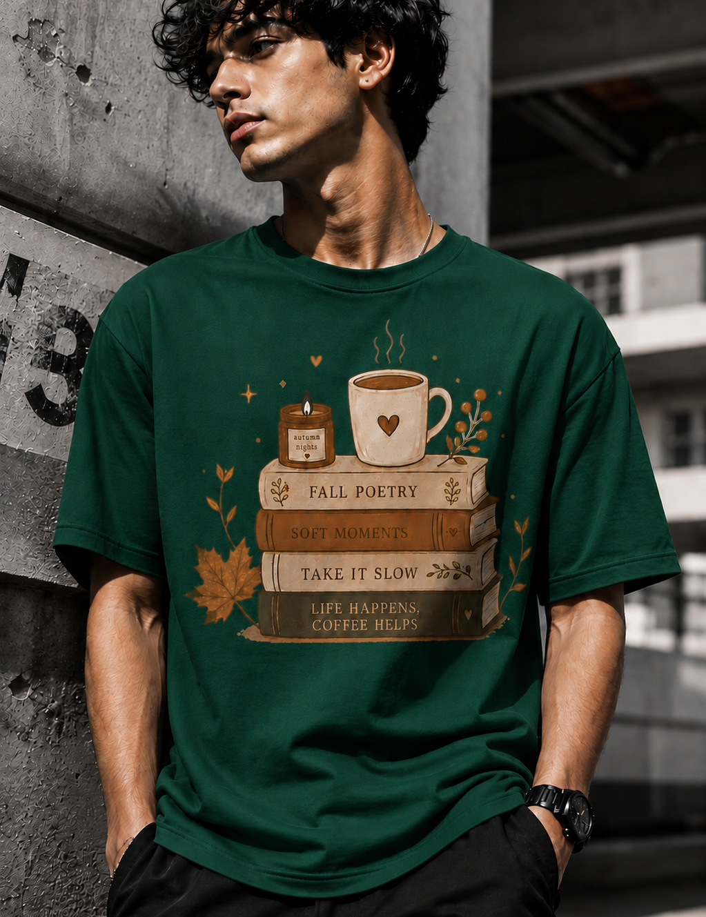 Poetry Unisex Terry Oversized Tee