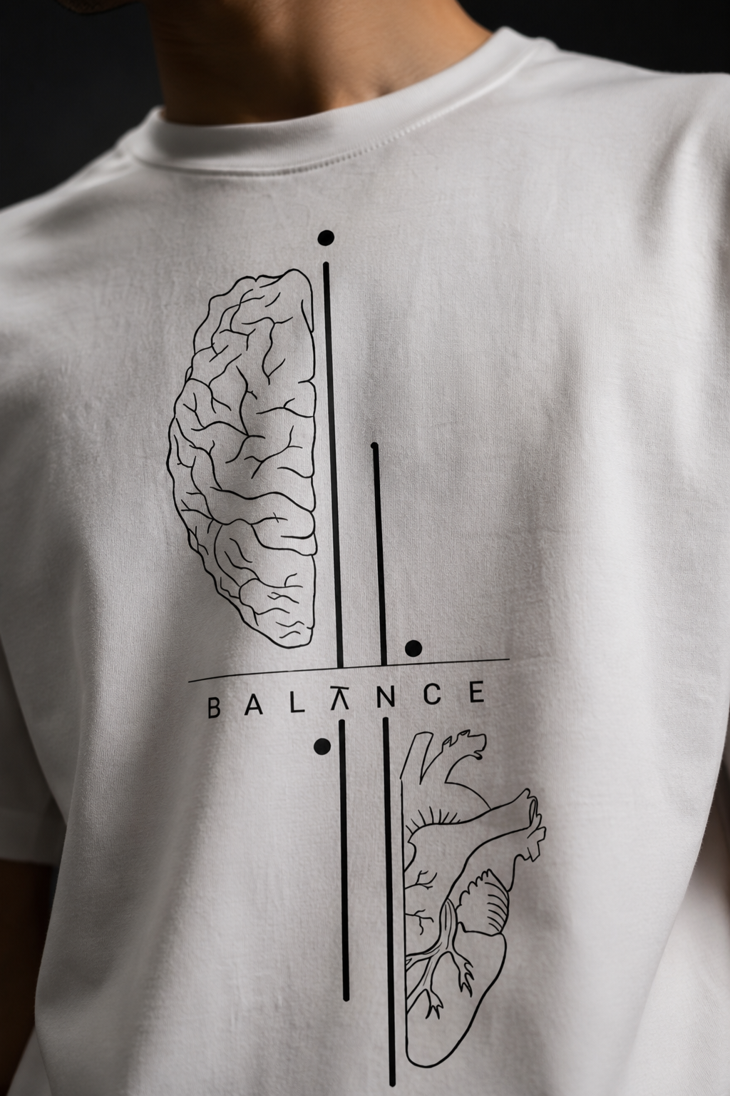 Balance Unisex Terry Oversized Tee