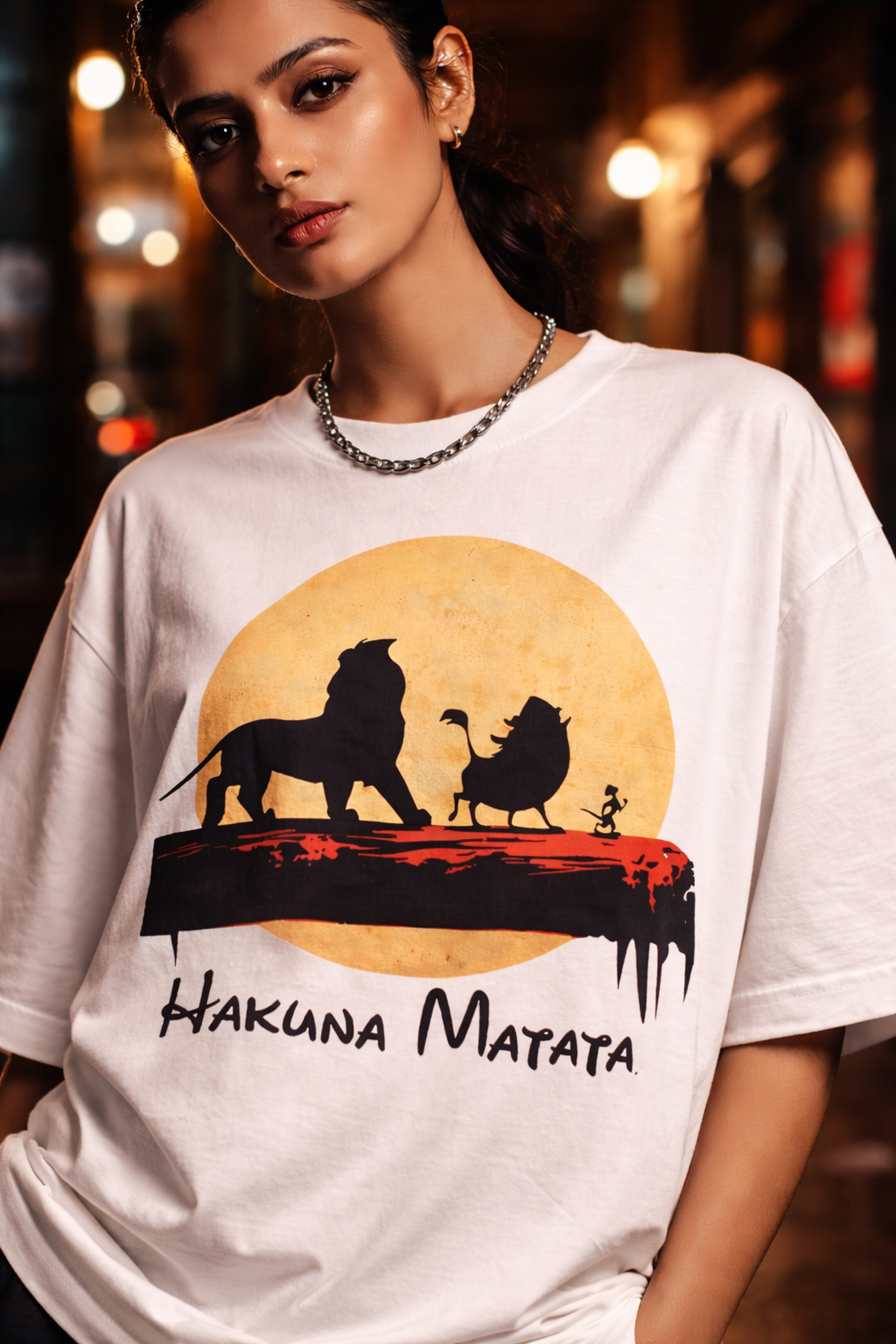 Hakuna matata Unisex Terry Oversized Tee