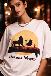 Hakuna matata Unisex Terry Oversized Tee