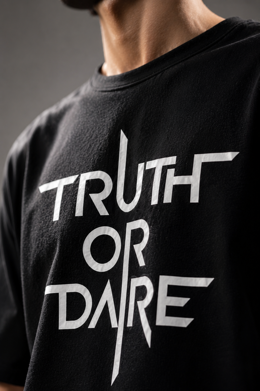 Truth or dare Unisex Terry Oversized Tee