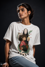 Sprited away Unisex Terry Oversized Tee