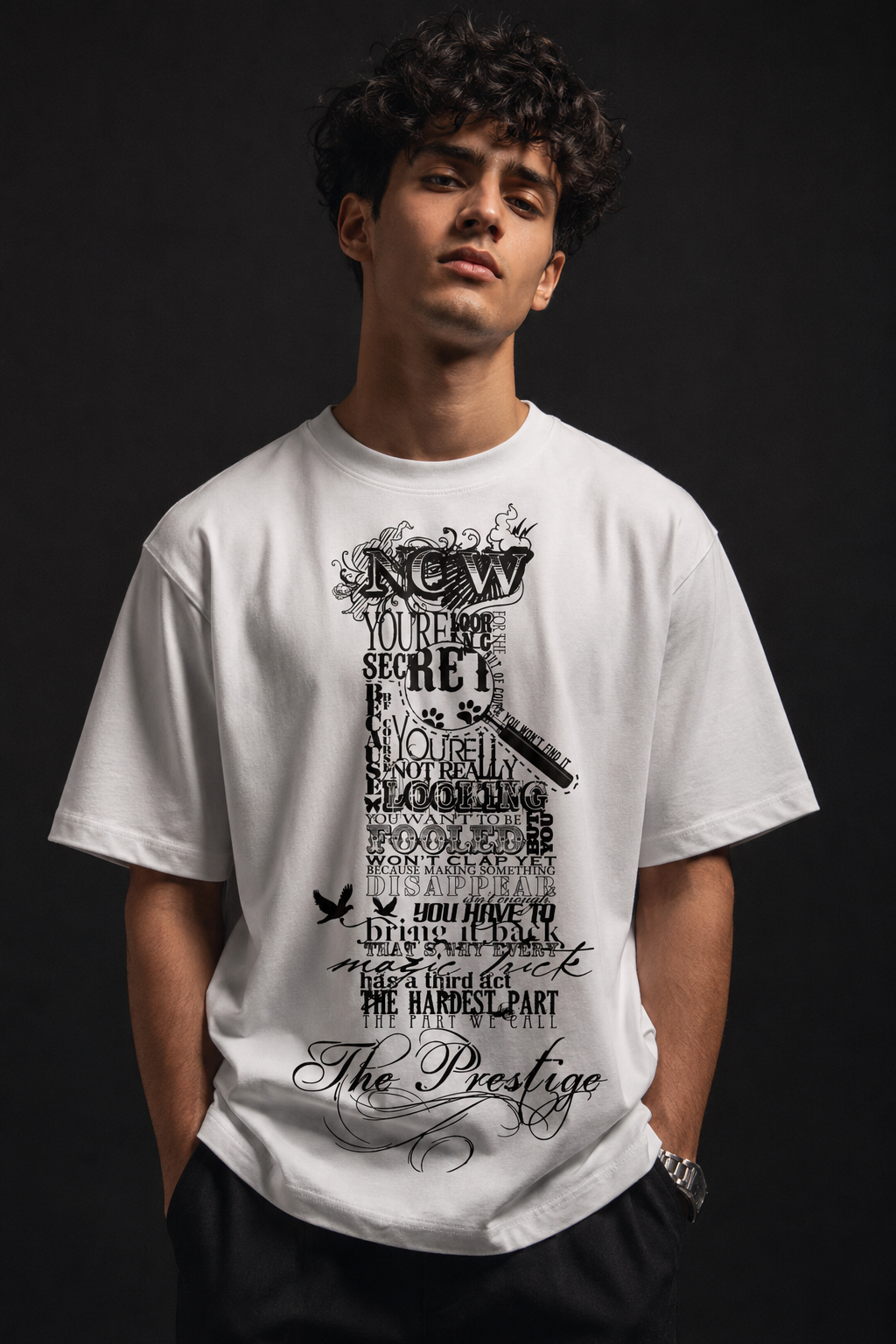 The prestige Unisex Terry Oversized Tee